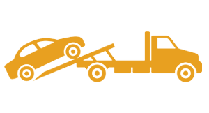 Towing Service Chappaqua New York Castle Auto and Towing Yellow Flatbed Tow Truck Icon